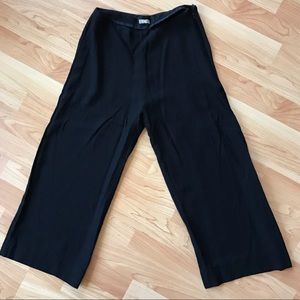 Reformation cropped black pants